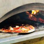 Circa events pizza van pizza in oven